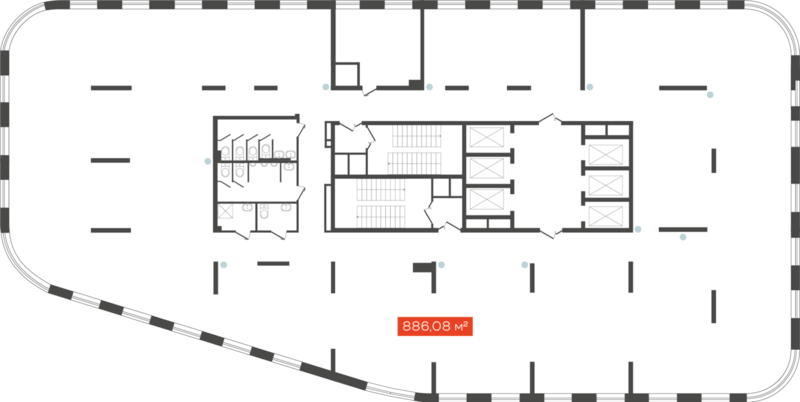 Файл:Freedom башня Б 2 этаж (план).png