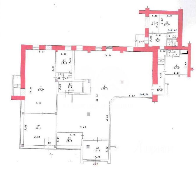 Файл:Челюскинцев 30-1 помещение 396 м².jpg