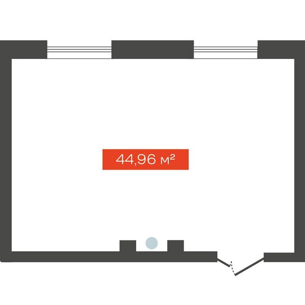 Файл:Freedom башня В 1-комнатные апартаменты 44.96 м².jpg