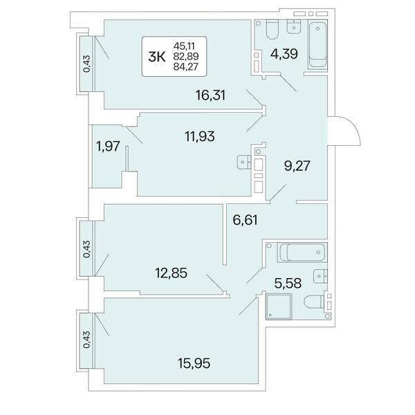 Файл:Расцветай на Красном дом 2 квартира №124.jpg