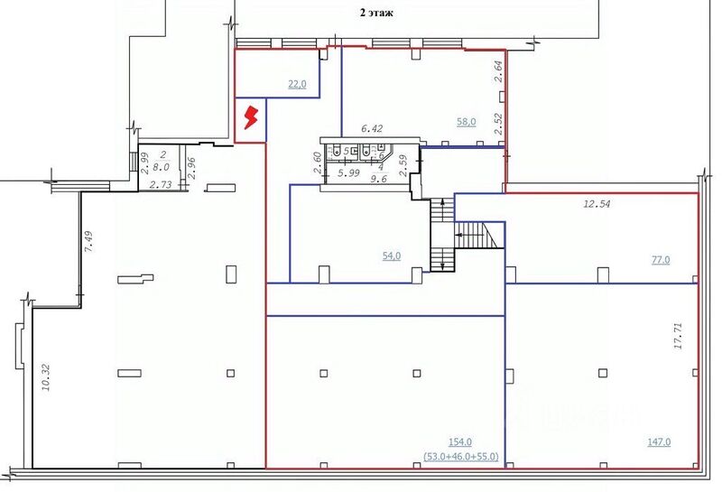 Файл:Красный проспект 17 2 этаж (план).jpg