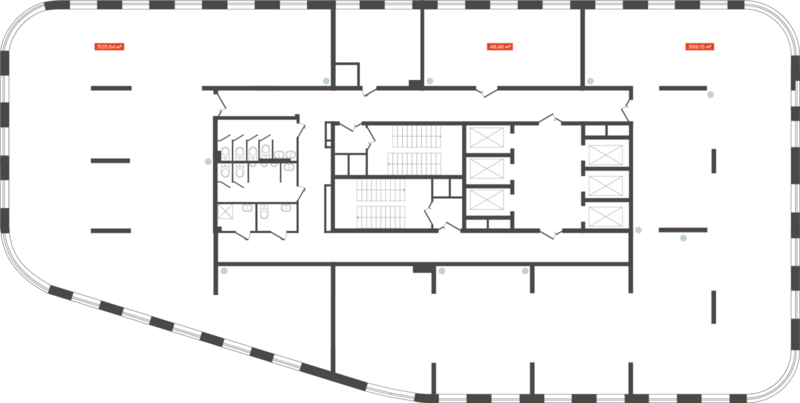Файл:Freedom башня Б 15 этаж (план).png